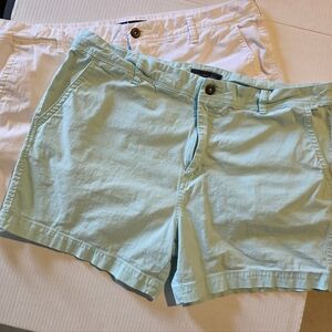 Aeropostale 2 Pairs- Mens Shorts - Sz 40 - Mint And White